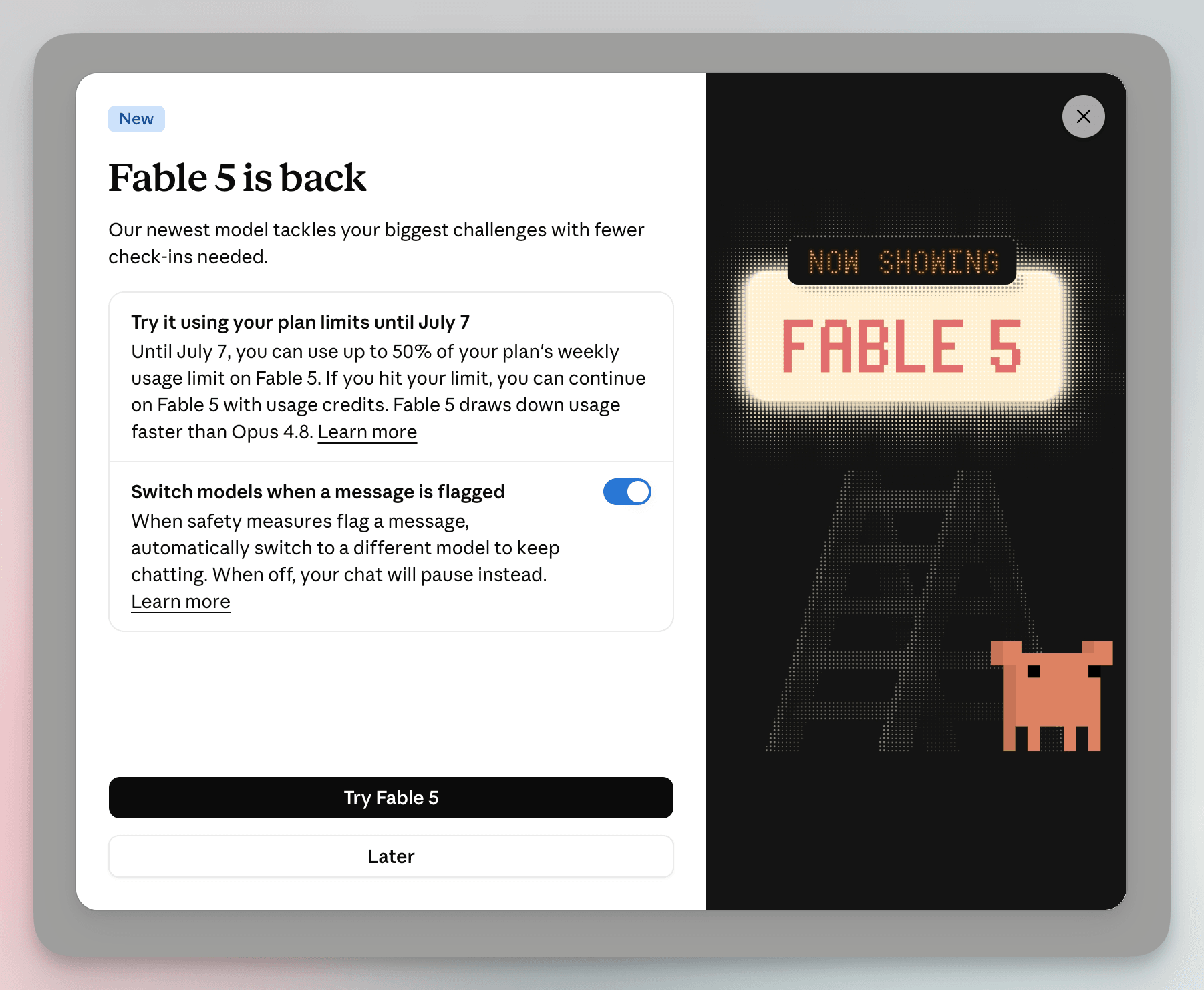 王者归位!Fable 5 回来了,倒计时一周