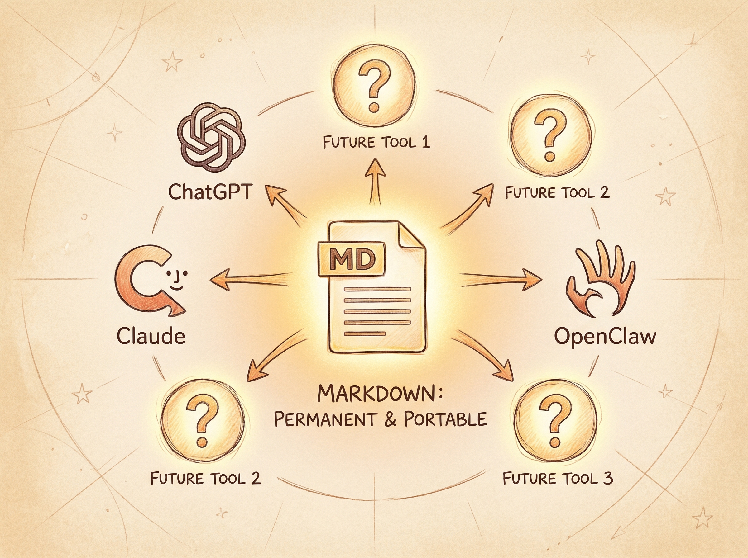 markdown文件可以跨工具迁移