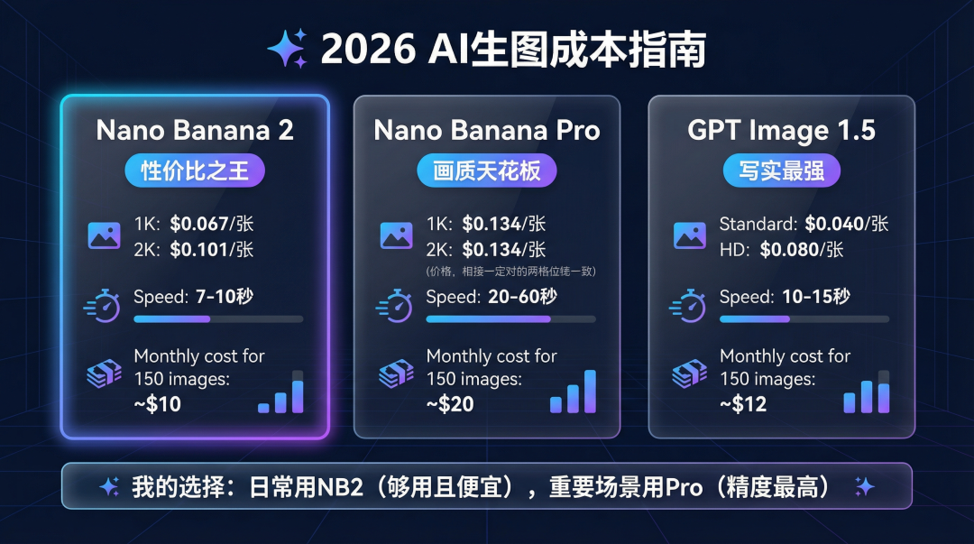 2026 AI生图成本指南