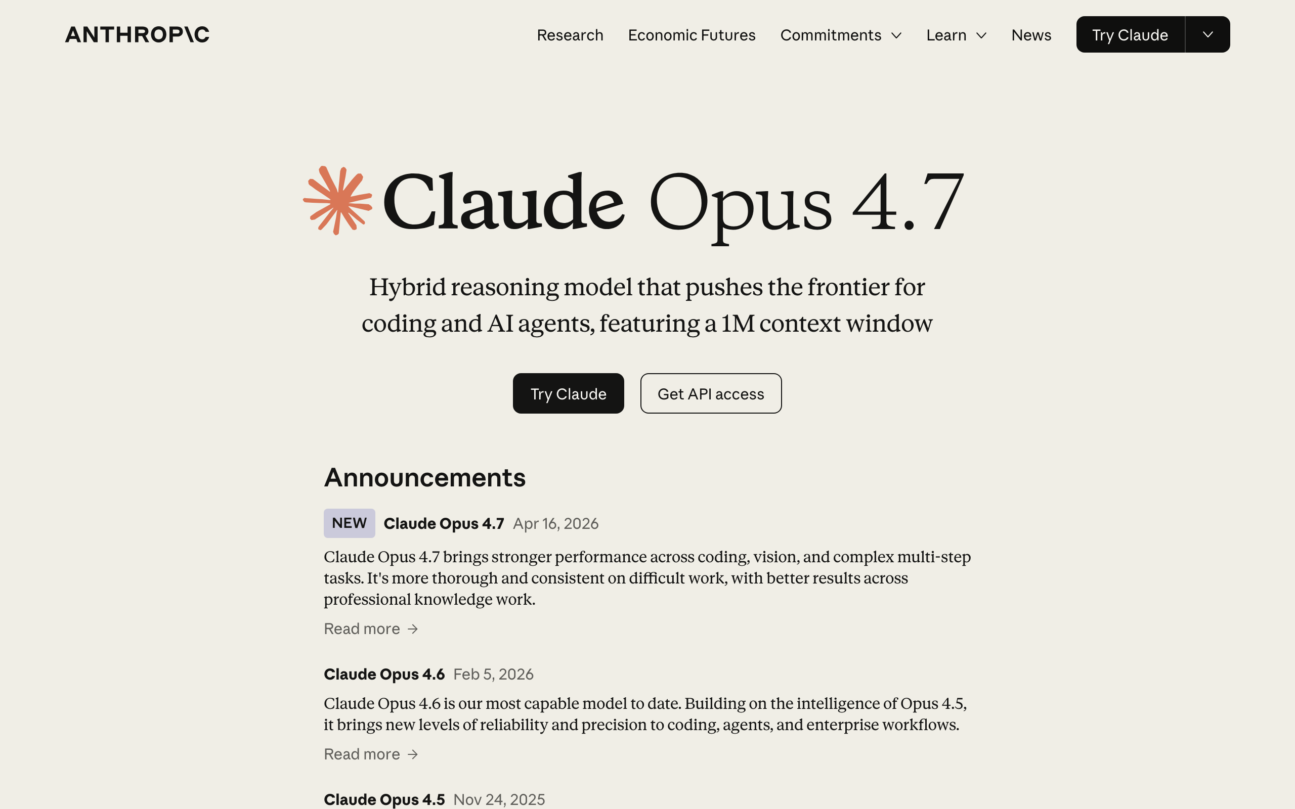 Opus 4.7 官方产品页合作伙伴评价截图